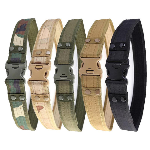 Ceinture de l'armée pour homme, équipement militaire, robuste, 100% Nylon, 5cm ► Photo 1/6