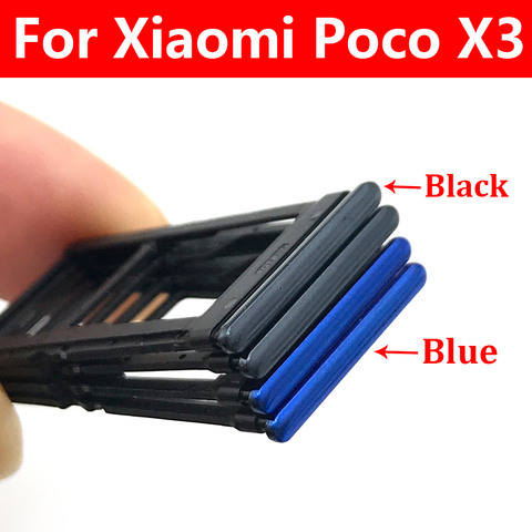 Support à fente pour plateau de carte SIM Xiaomi Poco X3 F1, pièce de rechange, nouveau ► Photo 1/5