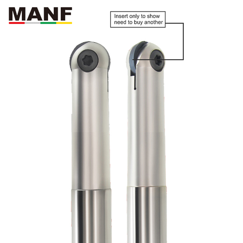 MANF – support de fraisage T2139, fraise à bout de boule à miroir inductible pour Cnc, tige assismique trempée, Inserts de Machine, fraiseuse à outils ► Photo 1/6