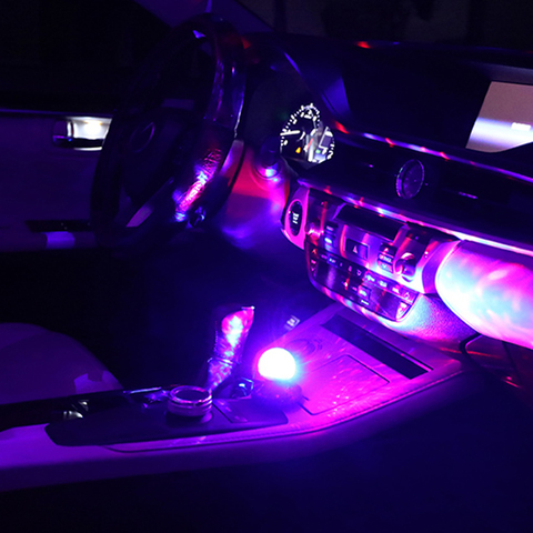 Projecteur Laser avec boule magique en cristal, 1 pièce, USB, pour spectacle de scène, Club, Disco, DJ, contrôle du son ► Photo 1/6