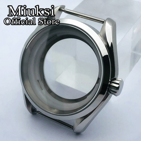 Miuksi – boîtier en verre saphir 40mm, argent stérile, adapté au mouvement NH35 NH36 ► Photo 1/6