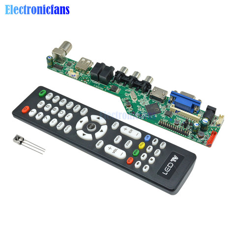 Diymore – carte mère universelle de contrôle LCD, résolution TV, VGA/HDMI/AV/TV/USB, Interface HDMI, Module de pilote ► Photo 1/6