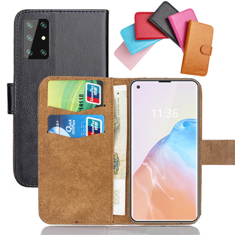 Cubot – étui en cuir souple à rabat pour téléphone J8 King Kong CS Note 7 20 P40 X19 X19 S X20 X30 C30 Pro, étui portefeuille pour cartes de crédit ► Photo 1/6