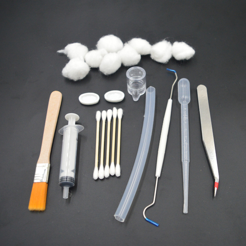 Kit d'outils de ferme fourchettes bricolage | Acrylique, avec distributeur d'eau, accessoires pour nid de fourmi, atelier maison, boîte à outils fourchettes pour animaux de compagnie ► Photo 1/6