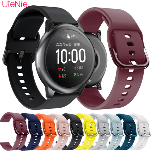 Bracelet de rechange en Silicone pour XiaoMi Haylou LS05, montre intelligente de Sport solaire ► Photo 1/6