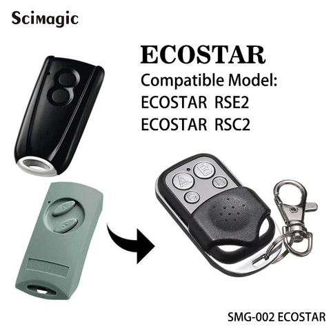 Ecostar RSC2, RSE2 Hormann Compatible télécommande 433,92Mhz émetteur ► Photo 1/6