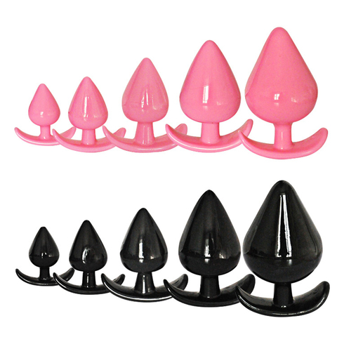 5 pièces Anal Plug ensemble Silicone perles godemichet Anal Anus formateur Kit Prostate masseur hommes intime adulte jouets sexuels pour les femmes Gay Couple ► Photo 1/6