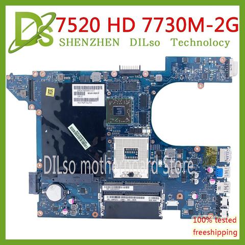 KEFU – carte mère QCL00 LA-8241P 7520 pour dell Inspiron 15R 5520 7520, pour ordinateur portable, AMD HD 7730M, 2 go, originale, testée, 100% ► Photo 1/6