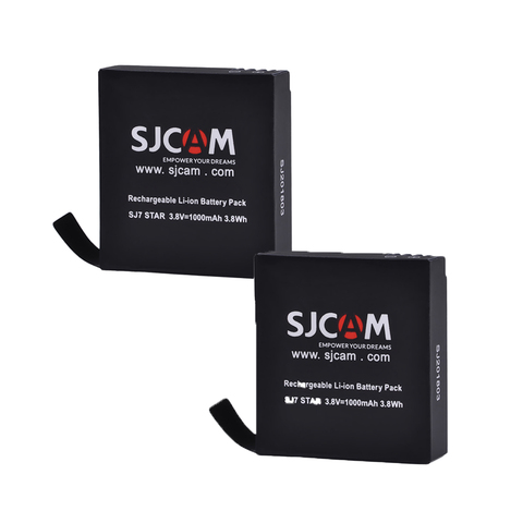 SJCAM SJ6 – batterie de caméra de sport, Rechargeable, originale, 1000mAh, 2 pièces ► Photo 1/6