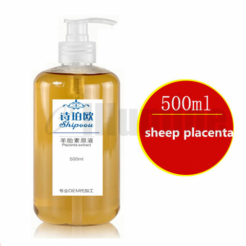 Essence de Placenta de chèvre, acide hyaluronique hydratant, Anti-âge, raffermissant pour la peau ► Photo 1/4