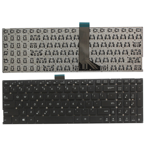 Clavier américain noir pour ordinateur portable ASUS X553 X553M X553MA K553M K553MA F553M F553MA ► Photo 1/5