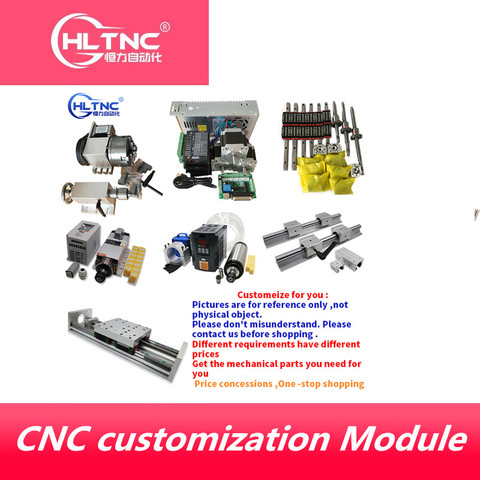 Module de personnalisation de CNC SFU1605 vis à billes HGR20 guide linéaire crémaillère broche inverseur pour accessoires de machine de gravure ► Photo 1/6