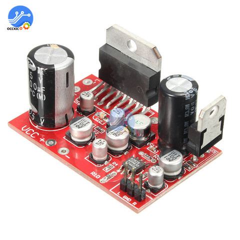 TDA7379 carte amplificateur stéréo DC 12V 38W + 38W 38W * 2 AD828 haut-parleur préampli système de son carte Audio spectre de contrôle du Volume ► Photo 1/6