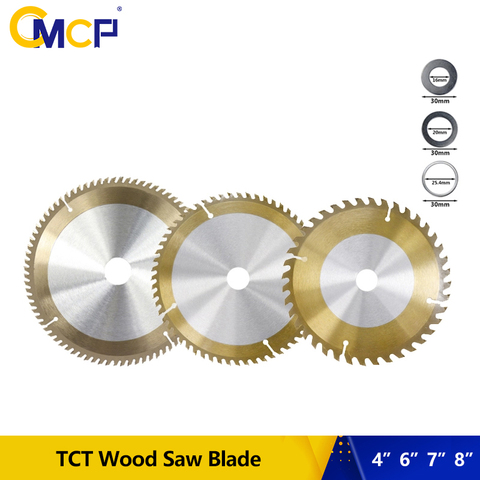 Lame de scie circulaire pour le travail du bois, disque de coupe TCT revêtu de TiCN, 4 