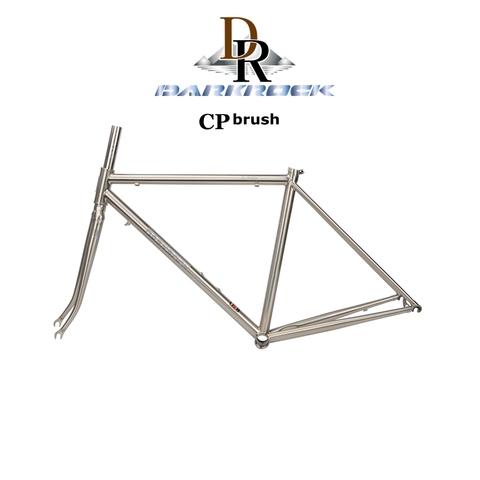 DARKROCK – Cadre de vélo de route en acier R-700C, Reynolds, couleur argent,pièce classique de cyclisme de ville, brosse cp, 520, ► Photo 1/5