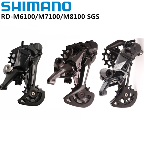 SHIMANO – dérailleur arrière à longue Cage pour vélo de montagne DEORE XT M8100 M8120 SLX M7100 M7120 SGS 12S ► Photo 1/6