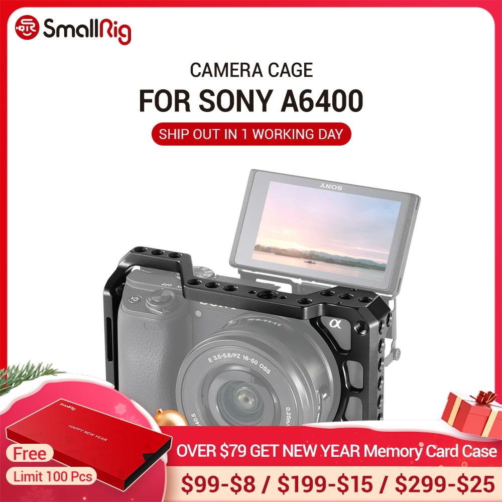 SmallRig – Cage de caméra A6400, pour Sony Alpha A6300 / A6400 / A6500/A6100, avec 1/4 3/8 trous filetés pour Vlog, bricolage, Option 2310 ► Photo 1/6