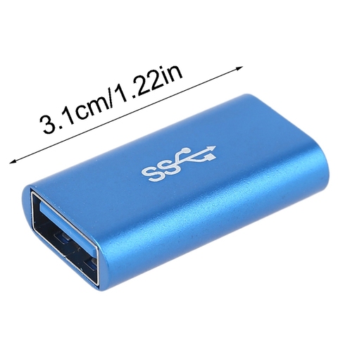 USB 3.0 femelle à femelle adaptateur haute vitesse USB 3.0 coupleur Extender convertisseur 1XCE ► Photo 1/6