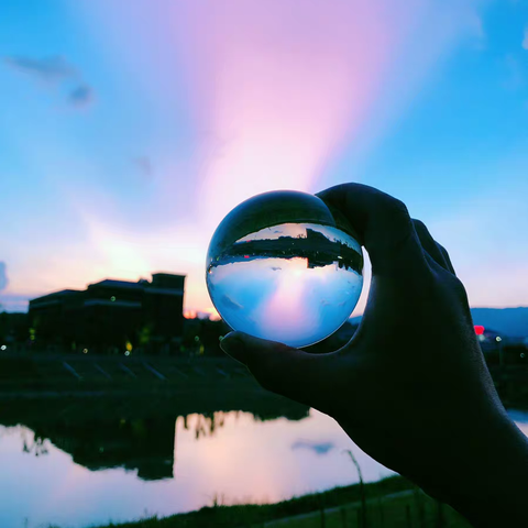 Boule de cristal K9, sphère réfléchissante en verre optique, boule de photographie décorative, boule de jonglerie à Contact clair ► Photo 1/6