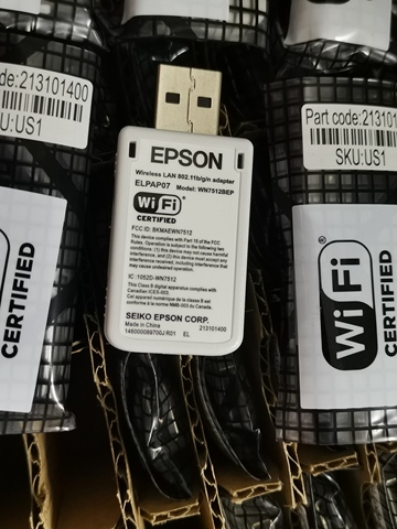 ELPAP07 projecteurs adaptateur sans fil pour EPSON sans fil WIFI USB adaptateur LAN 802.11B/G/N F/STo projecteurs ► Photo 1/2