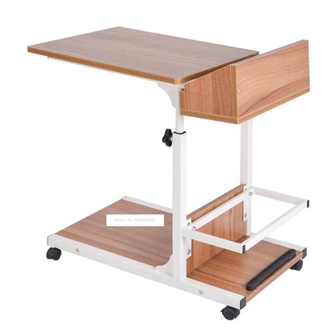 Table de rangement Portable, réglable, debout, pour ordinateur Portable, bureau, chambre à coucher, petite Table d'appoint, Mini meuble pour canapé ► Photo 1/1