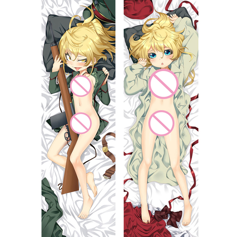 Taie d'oreiller câlin Anime Youjo Senki Tanya von Degurechaff, taie d'oreiller à câpres Dakimakura ► Photo 1/5