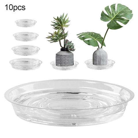 Livraison directe 10 pièces en plastique maison jardin Pot de fleur plante étiquettes étiquettes planteur plateau soucoupes 2022 nouveau ► Photo 1/6