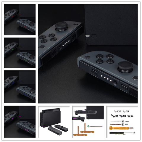 Les boutons SL SR indiquent le Kit de réglage de LED de luciole de puissance pour les Joycons et le quai de commutateur NS-Joycons et Dock non inclus ► Photo 1/6