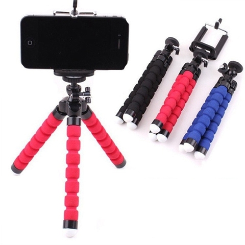 Mobile Support Pour Téléphone Trépied Flexible Poulpe Support Pour appareil Photo De Téléphone Portable Selfie Stand Monopode Support Photo Photographie ► Photo 1/4