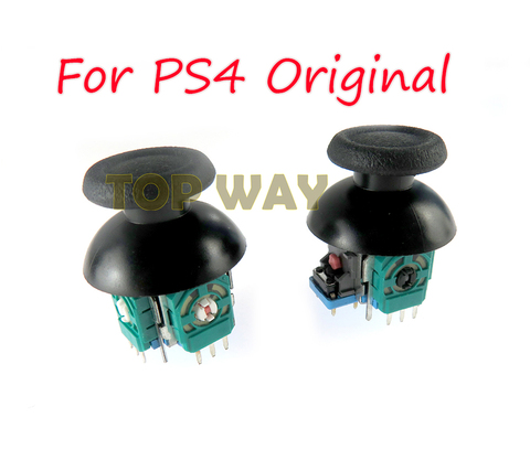 1 ensemble = 2 pièces de Joystick analogique 3D Original pour Sony PlayStation 4 PS4 DualShock 4, remplacement de contrôleur sans fil ► Photo 1/6