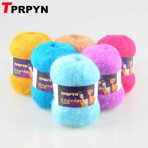 TPRPYN 1 Pc = 42g Doux Mohair Fil pour Tricot À La Main Fil de Crochet à Tricoter Mohair Fil pour le Tricotage ► Photo 1/6