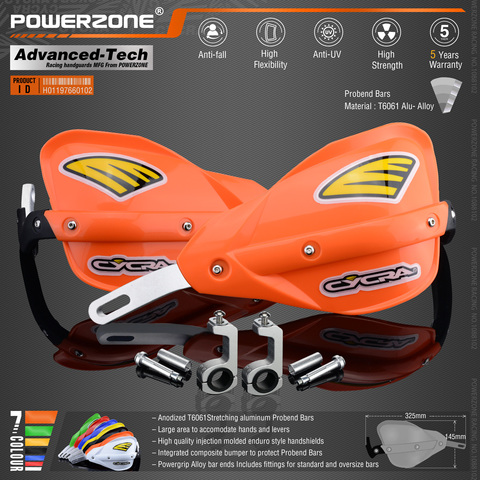 Powerzone – protège-poignées de guidon de moto, pour KTM ADV EXC Enduro Husqvarna FE TE WRF CRF YZF RMZ KXF KLX ► Photo 1/6