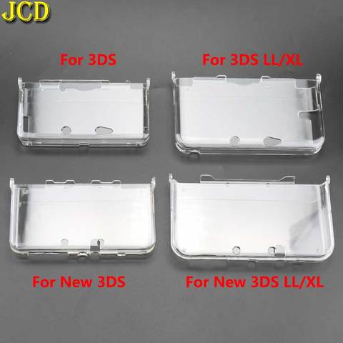 JCD – coque de protection en plastique pour Console nintendo 3DS, 1 pièce, étui en cristal transparent, rigide, pour 3DS, XL et LL ► Photo 1/6