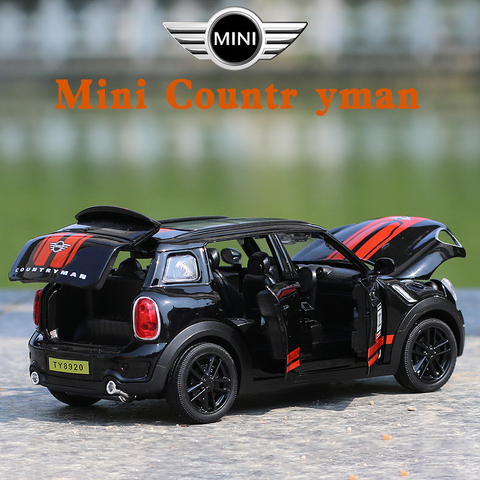 Mini voiture jouet Countryman en alliage moulé, échelle Miniature 1:32, modèle pour MINI cooper ► Photo 1/5