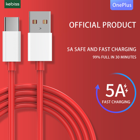 OnePlus – câble usb 5A 30w pour recharge rapide et transfert de données, cordon de chargeur pour téléphone portable ► Photo 1/6