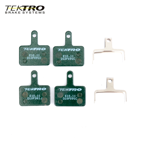 TEKTRO E 10.11 plaquettes de frein vtt pour shimano MT200/M355/M395/M415/M285 / M286/M280 plaquettes de frein à disque de vélo pliables de route de montagne ► Photo 1/6