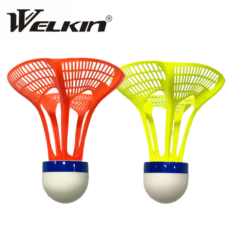WELKIN-volant d'air Original de Badminton d'extérieur, boule plastique Nylon, volant à résistance Stable, 3 pièces/lot ► Photo 1/6