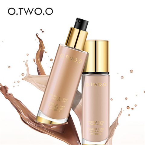 O.TWO.O fond de teint liquide Invisible couverture complète maquillage correcteur hydratant blanchissant fond de teint imperméable 30 ml ► Photo 1/6
