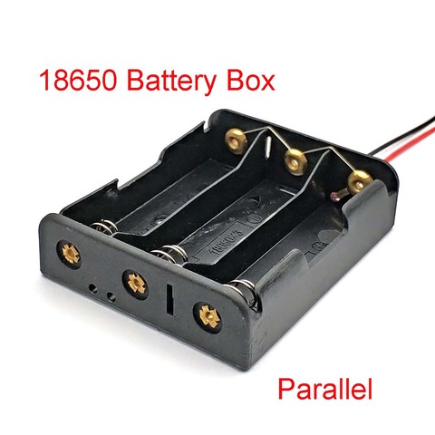 Étuis pour batterie 18650, étuis pour batterie 3 18650, boîte de rangement parallèle 18650 ► Photo 1/4