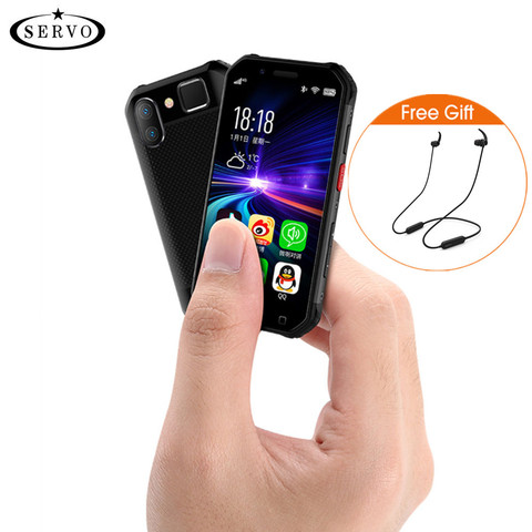 SERVO S10 Pro IP68 étanche mini Smartphone MTK6737 3GB 32GB NFC talkie-walkie téléphone robuste 13MP empreinte digitale reconnaissance faciale ► Photo 1/6
