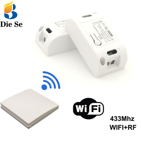 Commutateur intelligent sans fil Wifi, récepteur RF 433Mhz, Modules domotique 86, panneau mural, télécommande pour lumière LED ► Photo 1/6