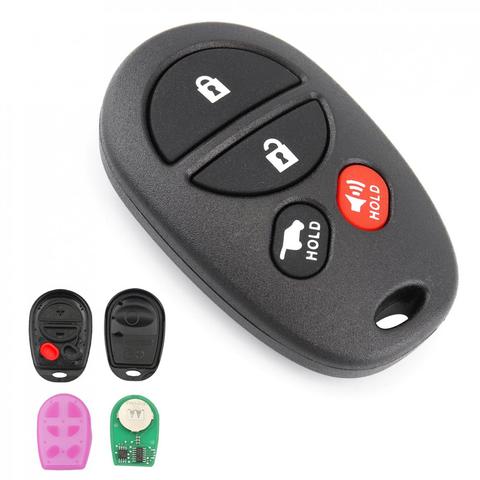 315MHz 4 boutons sans clé entrée télécommande voiture clé Fob remplacement pour Toyota Sienna Avalon Solara Sequoia Highlander 2004-2016 ► Photo 1/6