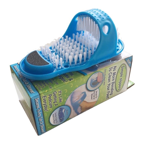 Brosse à pieds avec ventouse, accessoire de Massage confortable, planche à pieds, pantoufles de salle de bain, nouvelle collection ► Photo 1/6