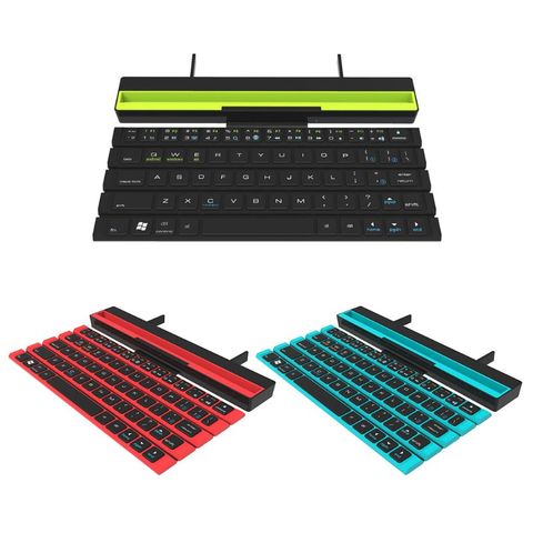 R4 clavier Bluetooth sans fil pliable pour iOS, iPad, iPhone, ANdroid, Windows, clavier intelligent ► Photo 1/6