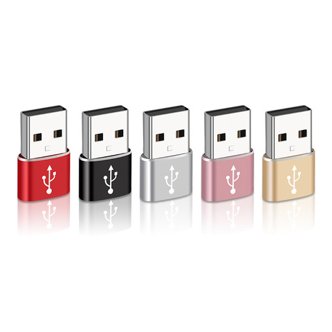 Adaptateur USB USB-C mâle vers Micro USB femelle, convertisseur pour Macbook, Samsung S20, connecteur USBC OTG ► Photo 1/5