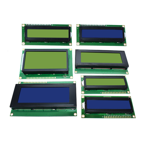 Module d'affichage LCD 16x2 20x4 caractère HD44780, contrôleur, lumière bleue et verte, 1602 2004 12864 ► Photo 1/6