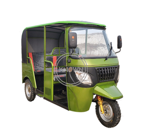 Couleur verte essence adulte Tricycle 3 roues Passanger vélo Tuk Tuk voiture Mobile Taxi mobilité Scooter véhicule livraison gratuite ► Photo 1/6