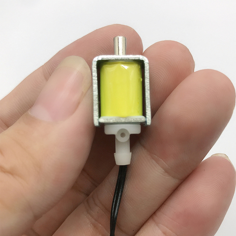 Mini soupape d'échappement électrique minuscule de électrovanne, électrovanne de cc 3V-5V normalement ouverte moniteur de Valve d'air de N/O ► Photo 1/6
