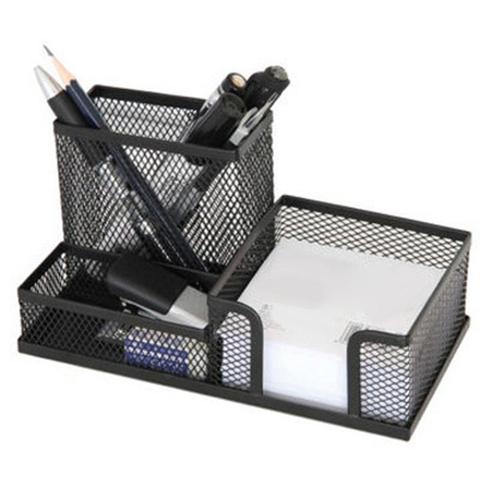 Support en métal, combinaison de Cube en maille, support d'étude, rangement de bureau, accessoires de papeterie, organisateur de stylo, fournitures de bureau ► Photo 1/6