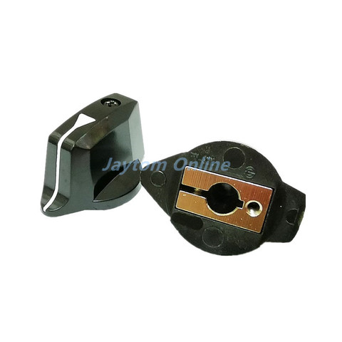 Bouton en bakélite, diamètre intérieur 6MM, 32x PN-33C mm, avec vis de verrouillage, bouton de commutation, 1 pièce ► Photo 1/5